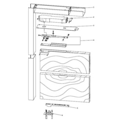 Dorma Center Hung Side Load, Wood Door and Steel Frame